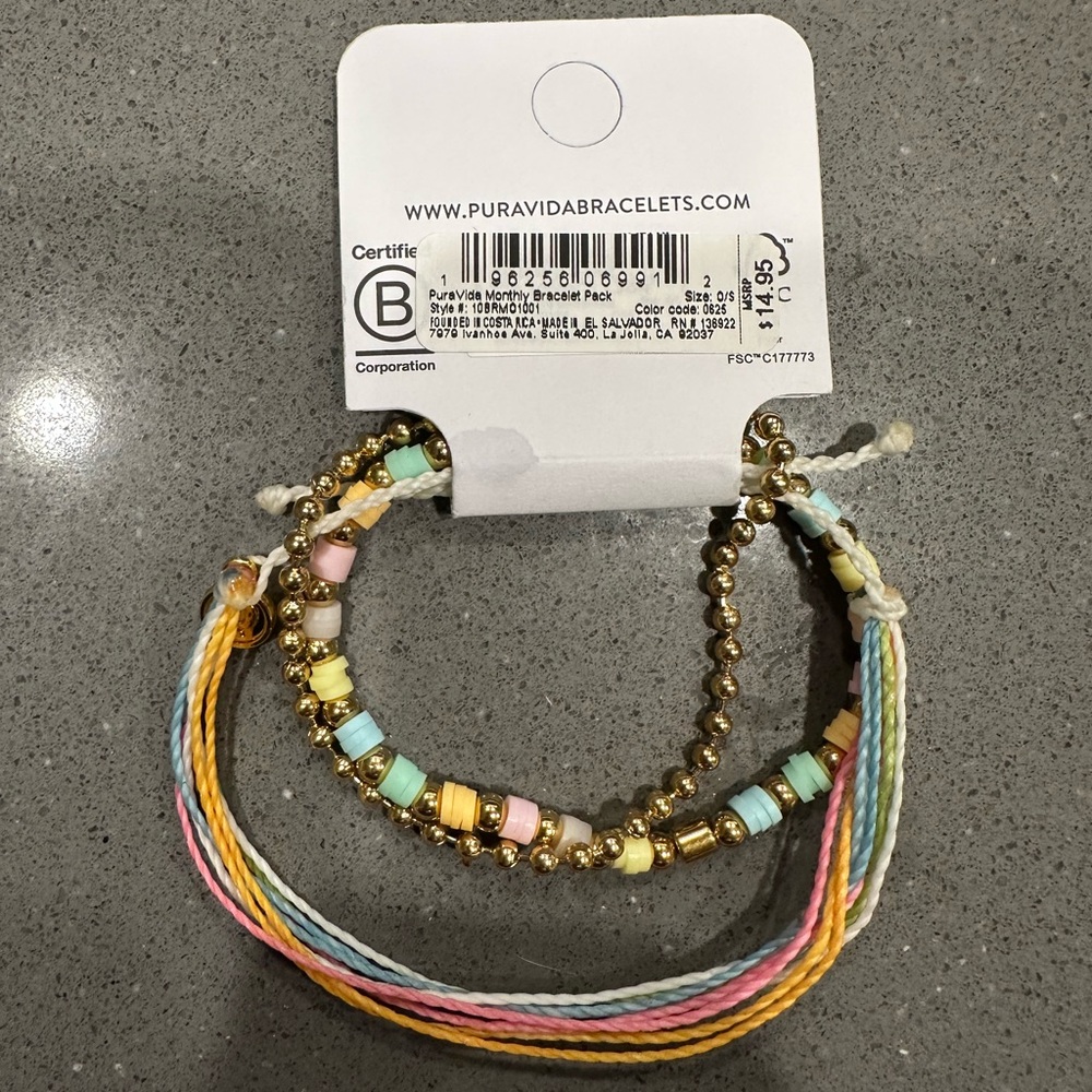 Pura Vida Colorful Bracelet Set - Picture 2 of 2